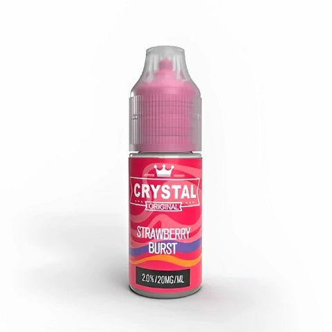 SKE Crystal Original Salts 10ml - Pack of 10 - Eliquid Base-Strawberry Burst