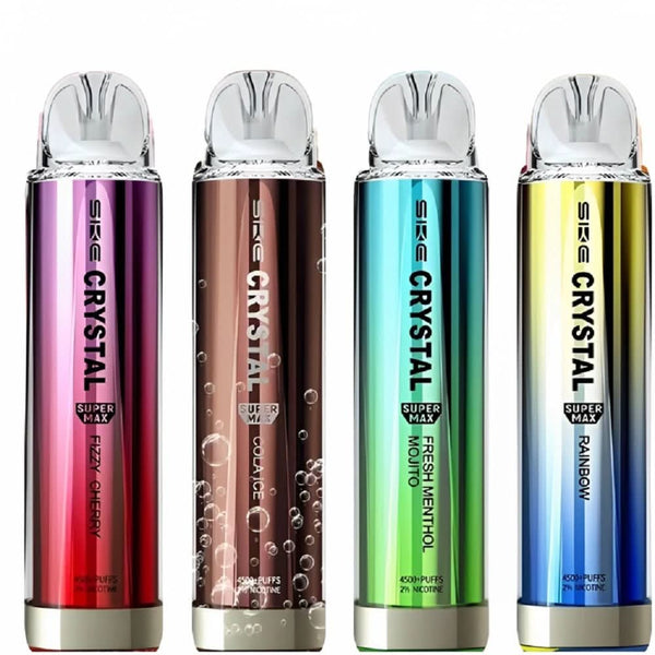 SKE Crystal Super Max 4500 Disposable Vape Device | 20mg Eliquid Base SKE Crystal Super Max 4500 Disposable Vape Device | 20mg Eliquid Base