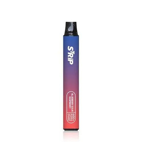 SKE Strip Bar 600 Puffs Disposable Vape Pod Device - 20MG - Eliquid Base-Blueberry Sour Raspberry