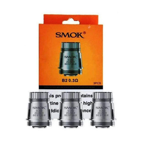SMOK B2 0.3 OHM COILS (3/pack) - Eliquid Base