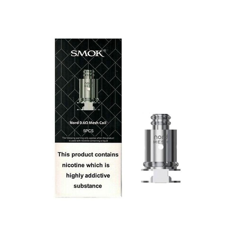 Smok Nord Replacement Coils (Pack of 5) - Eliquid Base