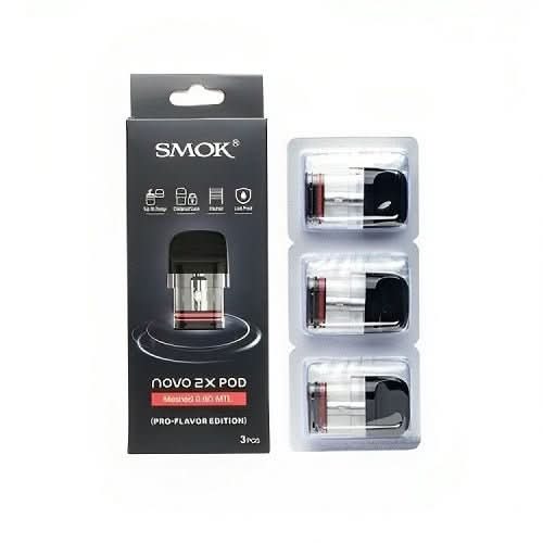Smok Novo 2X Replacement Pod  -Meshed MTL 0.8ohm