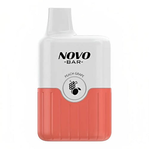 SMOK Novo Bar B600 Disposable Vape Pod Device - 20MG - Eliquid Base-Peach Grape