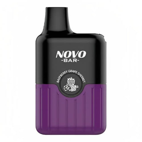 SMOK Novo Bar B600 Disposable Vape Pod Device - 20MG - Eliquid Base-Raspberry Grape Sherbet