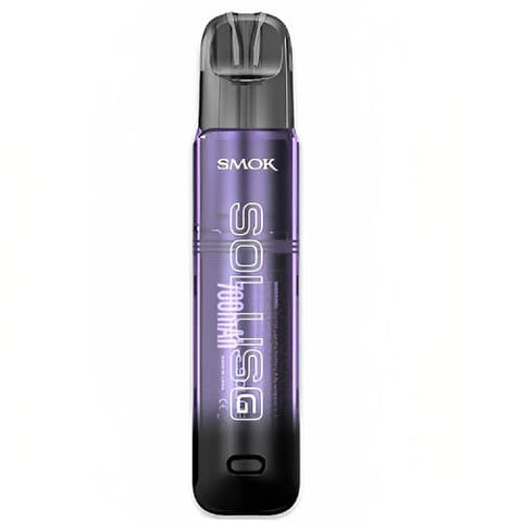 Smok Solus G Pod Kit - Eliquid Base-Transparent Purple