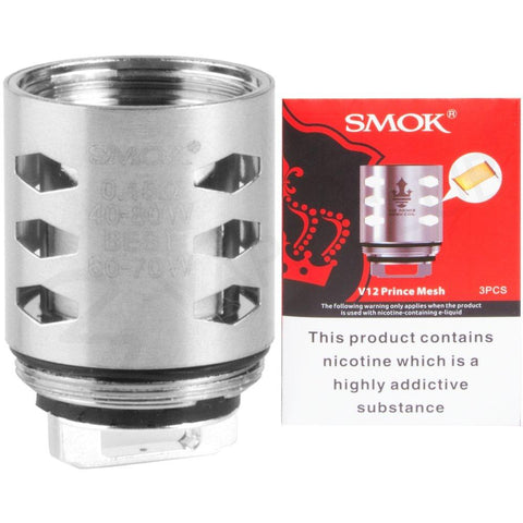 Smok TFV12 Prince Mesh Coil (0.15) Pack of 3 - Eliquid Base