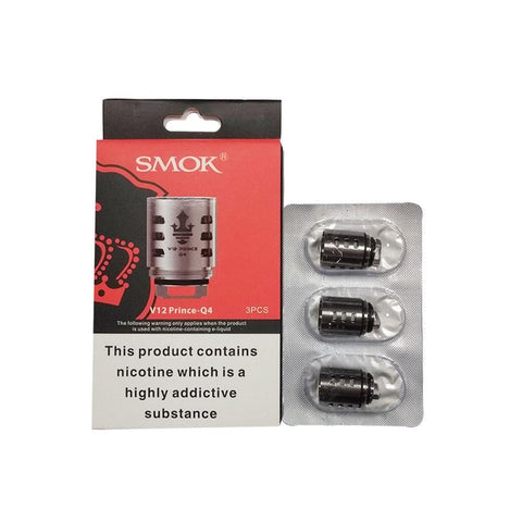 Smok TFV12 V12 Prince-Q4 Coils 0.4 Ohm (3/pack) - Eliquid Base