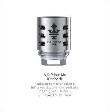 SMOK V12 Prince M4 Coil 3 Pack - Eliquid Base