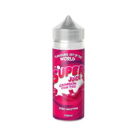 Super Juice Shortfill 100ml E-Liquid - Eliquid Base-Crimson Pink Fizz