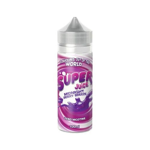 Super Juice Shortfill 100ml E-Liquid - Eliquid Base-Midnight Berry Breeze