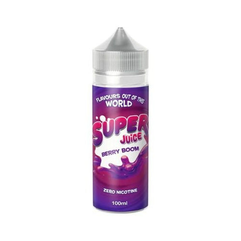 Super Juice Shortfill 100ml E-Liquid - Eliquid Base-Berry Boom