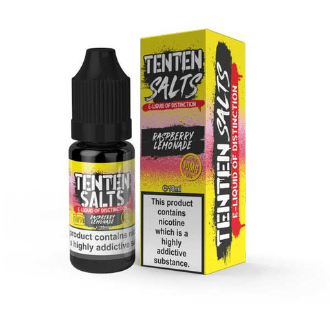 Tenten 10ml Nic Salt E-liquid (3x) - Eliquid Base-Raspberry Lemonade