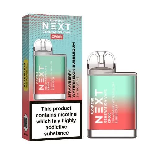 The Crystal CP600 Disposable Vape  Device -Strawberry Watermelon Bubblegum