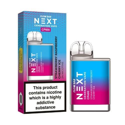 The Crystal CP600 Disposable Vape  Device -Strawberry Raspberry Cherry Ice