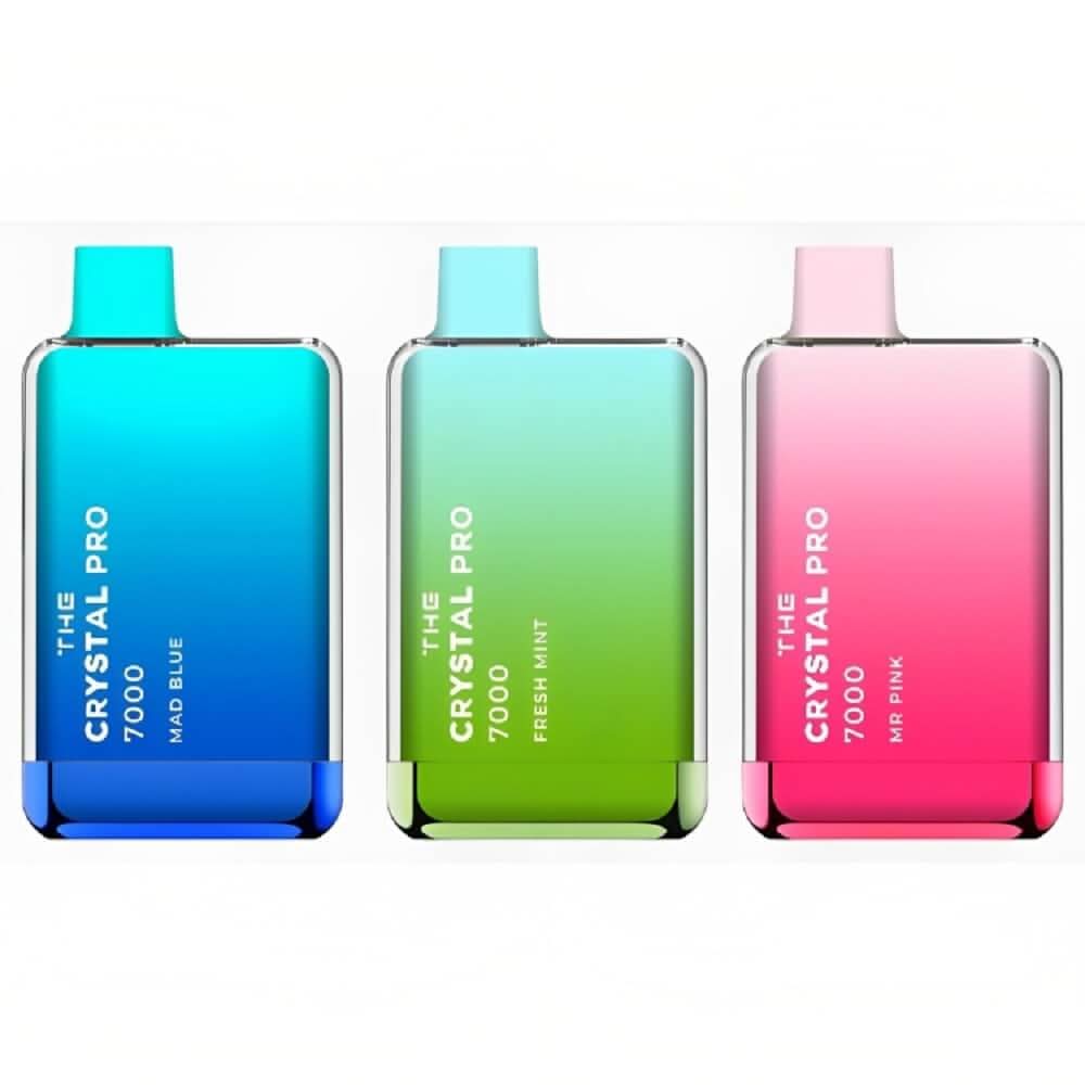 The Crystal Pro 7000 Disposable Vape Device 