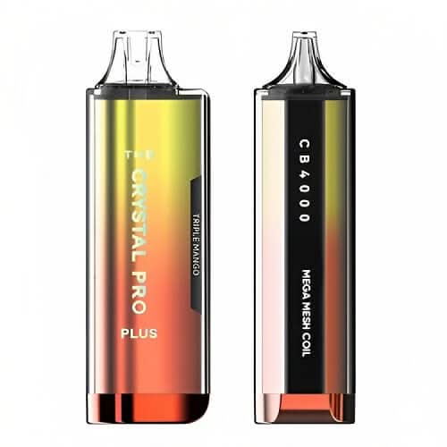 The Crystal Pro Plus 4000 Disposable Vape  Device -Triple Mango