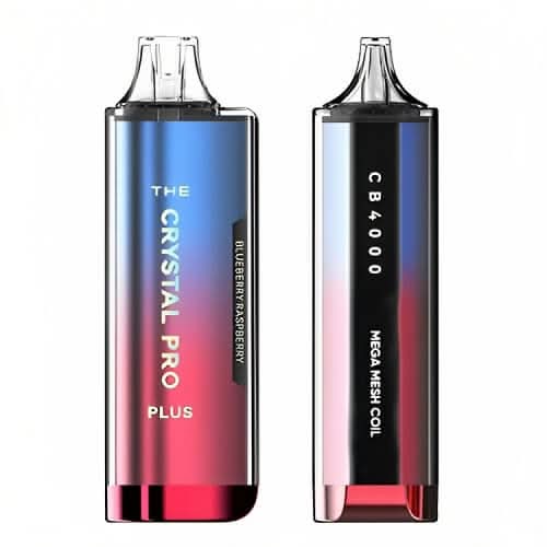 The Crystal Pro Plus 4000 Disposable Vape  Device -Blueberry Raspberry