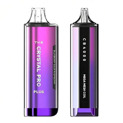The Crystal Pro Plus 4000 Disposable Vape Device  -Blueberry Sour Raspberry