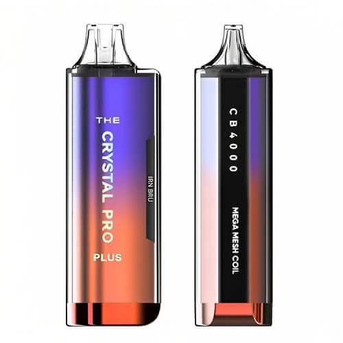 The Crystal Pro Plus 4000 Disposable Vape Device  -Irn Bru