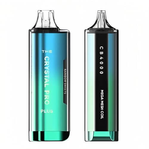 The Crystal Pro Plus 4000 Disposable Vape Device -Rainbow Sweets
