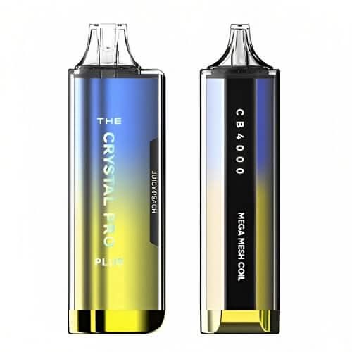 The Crystal Pro Plus 4000 Disposable Vape Device -Juicy Peach