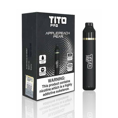 TiTo Pro 600 Pod Kit - 20MG - Eliquid Base-Apple Peach Pear