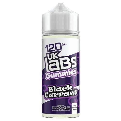 UK Labs Shortfill 100ml E-Liquid  All Ranges - Black Currant