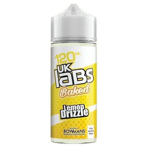 UK Labs Shortfill 100ml E-Liquid  All Ranges - Lemon Drizzle