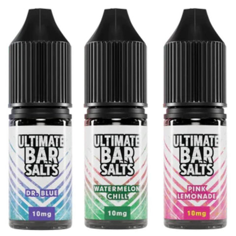 Ultimate Bar Salts 10ml Nic Salt - Pack of 10 - Eliquid Base-Blue Monster