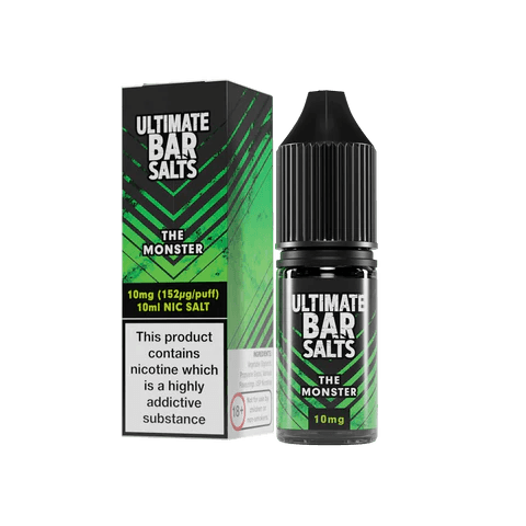 Ultimate Bar Salts 10ml Nic Salt - Pack of 10 - Eliquid Base-The Monster