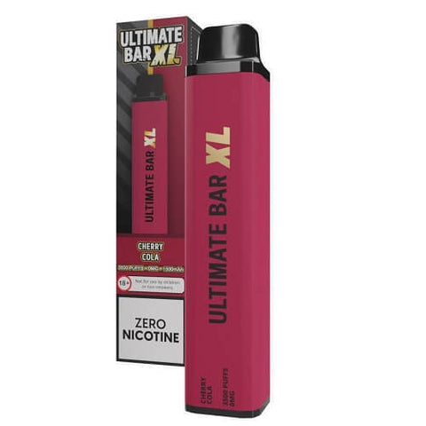 Ultimate Bar XL 3500 Disposable Device | NO NICOTINE - Eliquid Base-Cherry Cola