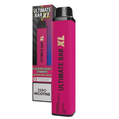 Ultimate Bar XL 3500 Disposable Device | NO NICOTINE - Eliquid Base-Blueberry Cherry Cranberry