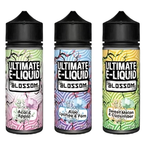 Ultimate E-Liquid Shortfill 100ml E-Liquid | Blossom Range - Eliquid Base-Acai & Apple