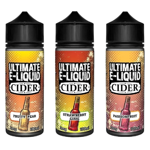 Ultimate E-Liquid Shortfill 100ml E-Liquid | Cider Range - Eliquid Base-Autumn Apple