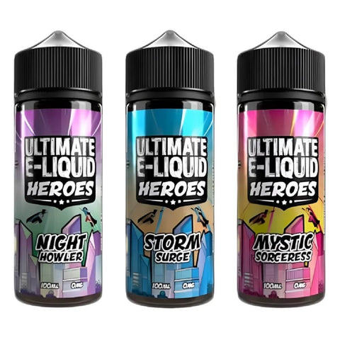 Ultimate E-Liquid Shortfill 100ml E-Liquid | Heroes Range - Eliquid Base-Atomic Blonde