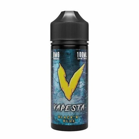 Ultimate Juice Vapesta 100ml Shortfill E-Liquid - Eliquid Base-Black N Blue