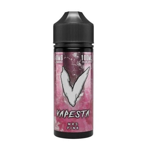 Ultimate Juice Vapesta 100ml Shortfill E-Liquid - Eliquid Base-Mrs Pink