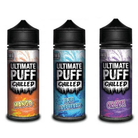 Ultimate Puff Shortfill 100ml E-Liquid | Chilled Range - Eliquid Base-Blue Raspberry