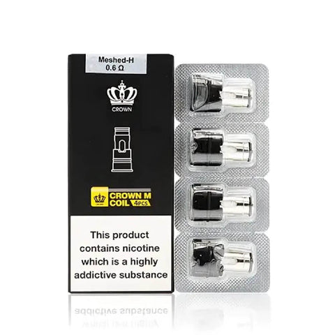 Uwell Crown M Replacement Coil - Pack of 4 - Eliquid Base-