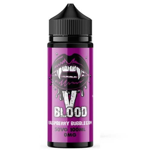 V Blood 5 X 100ML = 500ML E LIQUID 70/30 FULL RANGE -Raspberry Bubblegum