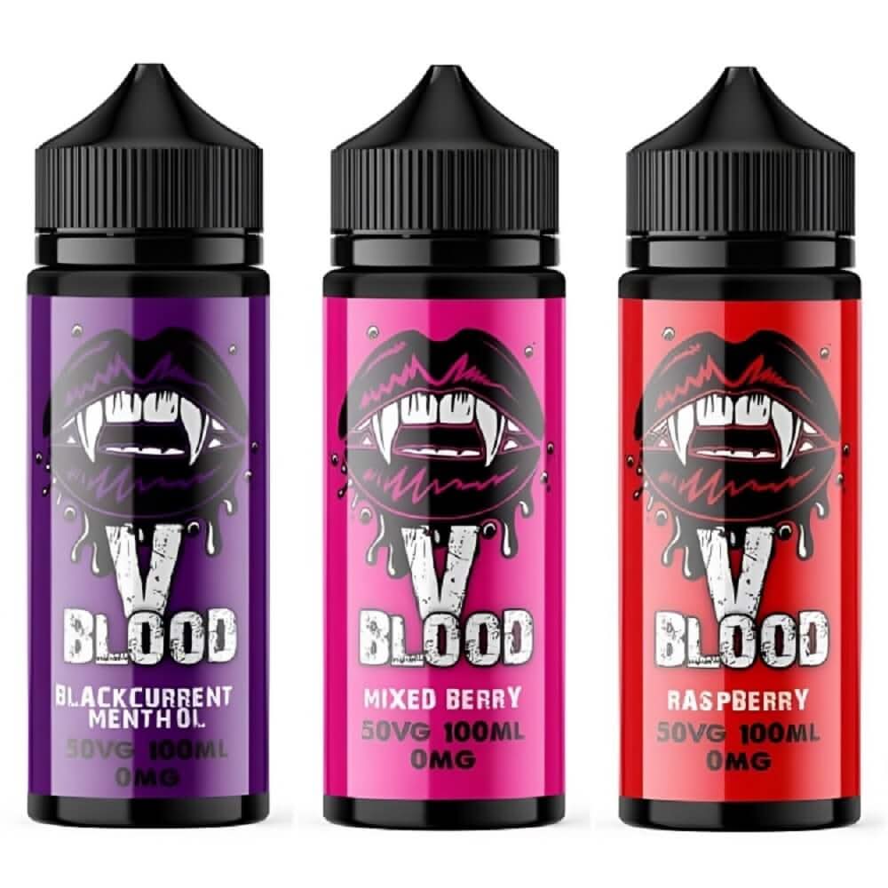 V Blood 5 X 100ML = 500ML E LIQUID 70/30 FULL RANGE 