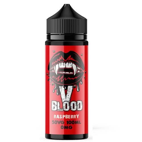 V Blood 5 X 100ML = 500ML E LIQUID 70/30 FULL RANGE -Raspberry
