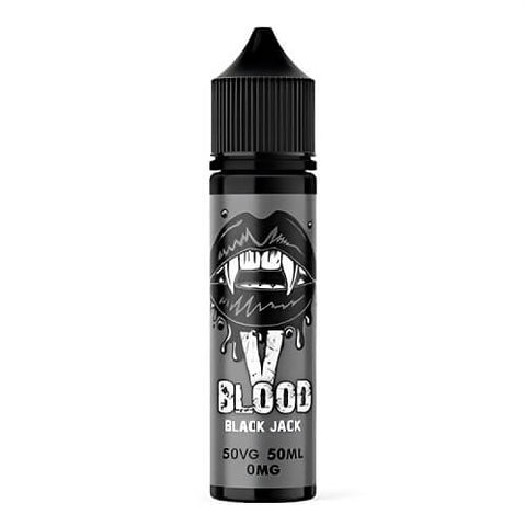 V Blood Shortfill 50ml E-Liquid - Eliquid Base-Black Jack