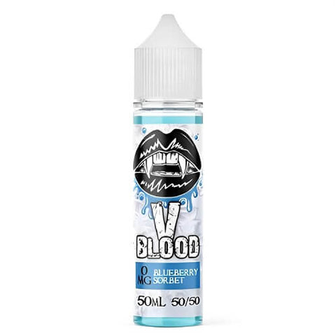 V Blood Shortfill 50ml E-Liquid - Eliquid Base-Blueberry Sorbet