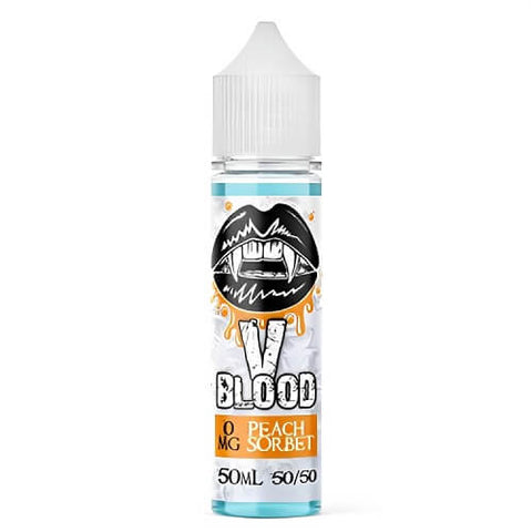 V Blood Shortfill 50ml E-Liquid - Eliquid Base-Peach Sorbet