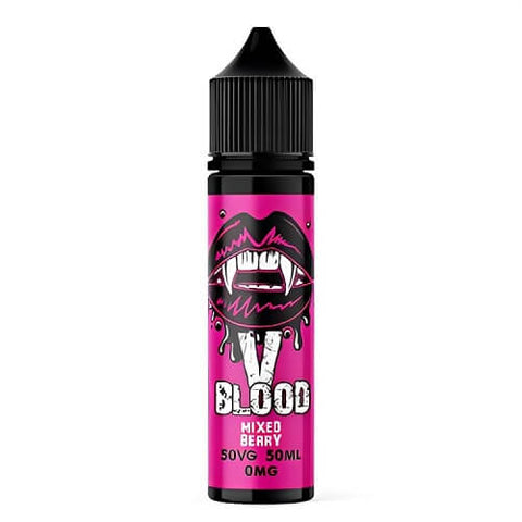 V Blood Shortfill 50ml E-Liquid - Eliquid Base-Mixed Berry