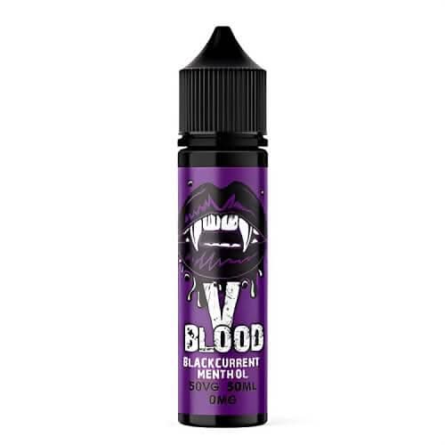 V Blood Shortfill 50ml E-Liquid -Blackcurrant Menthol