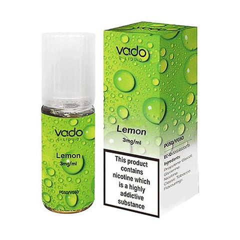 Vado 10ml E-Liquid - Pack of 10 - Eliquid Base-Lemon