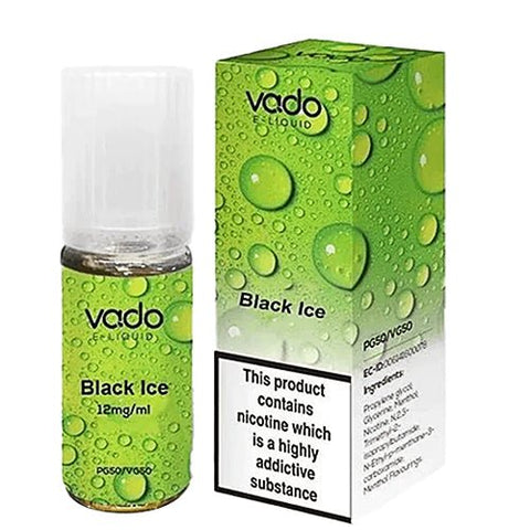 Vado 10ml E-Liquid - Pack of 10 - Eliquid Base-Black Ice