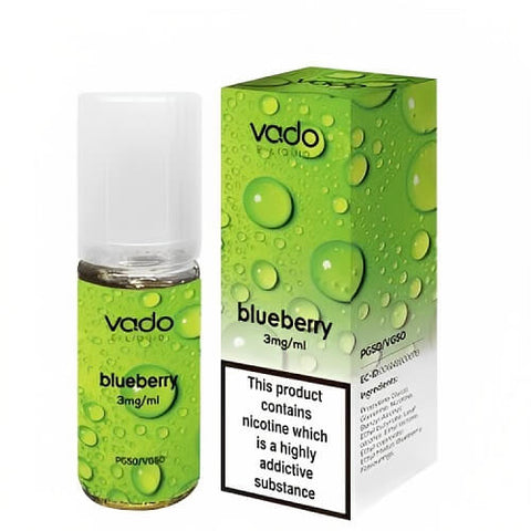 Vado 10ml E-Liquid - Pack of 10 - Eliquid Base-Blueberry